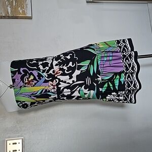B.Darling women's tube tropical dress multi color Size 3/4